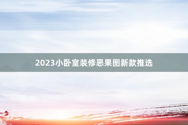 2023小卧室装修恶果图新款推选